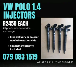 Vw Polo 1.4 Injectors For Sale With Warranty Included
