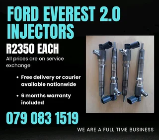 Ford Everest 2.0 Injectors For Sale With Warranty Included