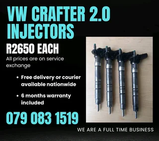 Vw Crafter 2.0 Injectors For Sale With Warranty