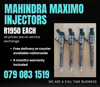 Mahindra Maximo Injectors For Sale With Warranty Included