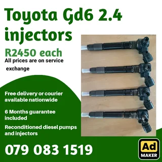 Toyota Gd6 Injectors For Sale With Warranty Included