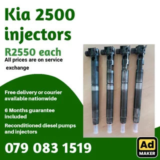 Kia 2500 Injectors For Sale With Warranty
