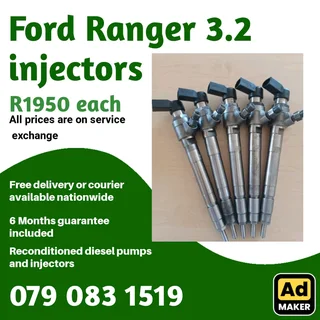 Ford Ranger 3.2 Injectors For Sale With Warranty