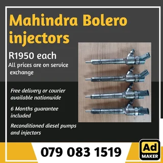 Mahindra Bolero Injectors For Sale With Warranty Included