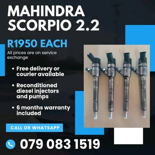 Mahindra Scorpio Injectors For Sale With Warranty