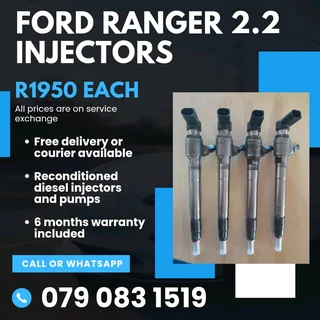 Ford Ranger 2.2 Injectors For Sale With Warranty Included