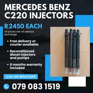Mercedes Benz C220 Injectors For Sale With Warranty Included