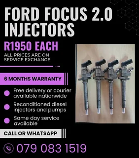 Ford Focus 2.0 Injectors For Sale With Warranty