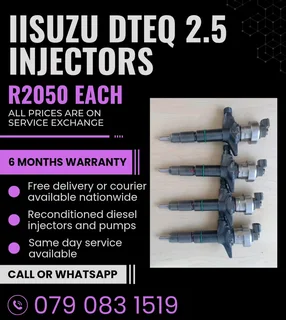 Isuzu Dteq Kb250 Injectors For Sale With Warranty Included