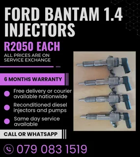 Ford Bamtam 1.4 Injectors For Sale With Warranty