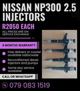 Nissan Np300 2.5 Injectors For Sale With Warranty Included