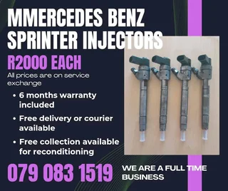 Mercedes Benz Sprinter Injectors For Sale With Warranty Included