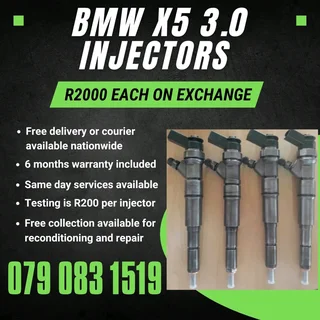 Bmw X5 3.0 Injectors For Sale With Warranty Included