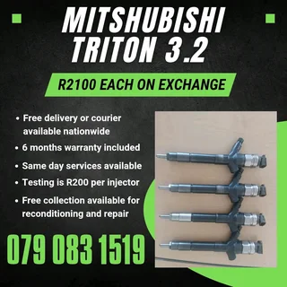 Mitshubishi Triton 3.2 Injectors For Sale With Warranty Included