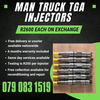 Man Truck Tga Injectors For Sale With Warranty Included