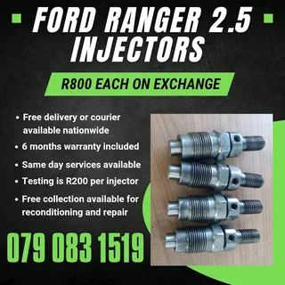 Ford Ranger 2.5 Injectors For Sale With Warranty Included