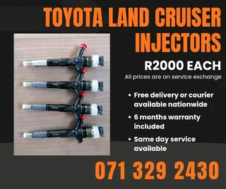Toyota Land Cruiser Injectors For Sale With Warranty Included