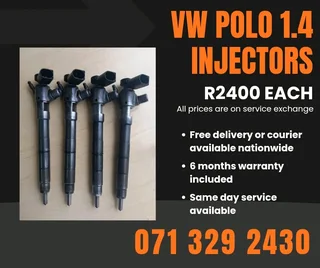 Vw Polo 1.4 Injectors For Sale With Warranty Included