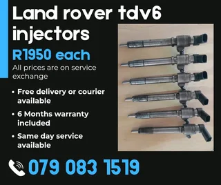Land Rover Discovery Tdv6 Injectors For Sale With Warranty Included