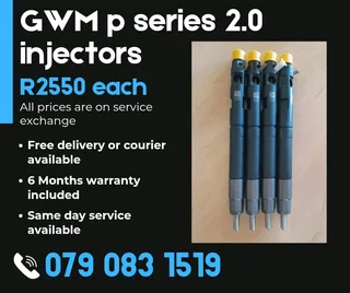 Gwm P Series 2.0 Injectors For Sale With Warranty Included