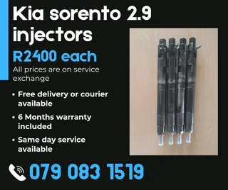 Kia Sorento 2.9 Injectors For Sale With Warranty