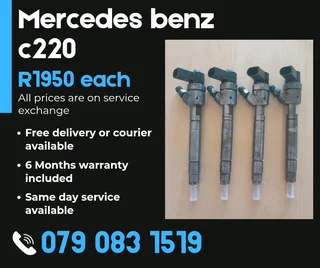 Mercedes Benz C220 Injectors For Sale With Warranty Included