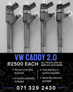 Vw Caddy 2.0 Injectors For Sale With Warranty