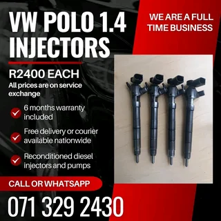 Vw Polo 1.4 Injectors For Sale With Warranty