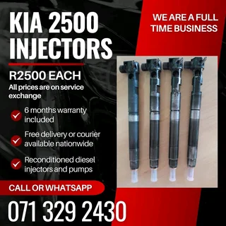 Kia 2500 Injectors For Sale With Warranty