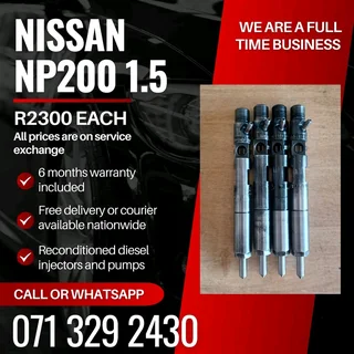 Nissan Np200 1.5 Injectors For Sale With Warranty