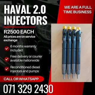 Haval 2.0 Injectors For Sale With Warranty Included