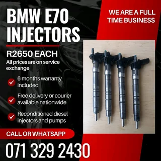Bmw E70 Injectors For Sale With Warranty Included