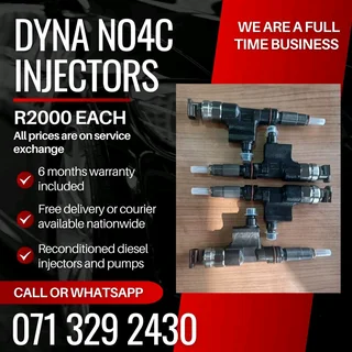 Dyno N04c Injectors For Sale With Warranty