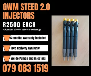 Gwm Steed 2.0 Injectors For Sale With Warranty Included
