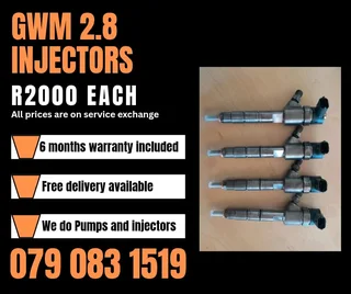 Gwm 2.8 Injectors For Sale With Warranty