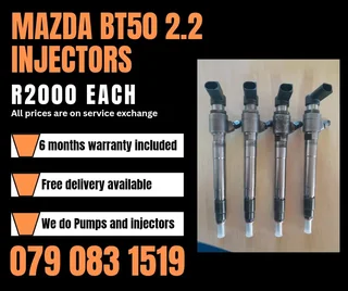 Mazda Bt50 2.2 Injectors For Sale With Warranty