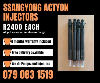 Ssangyong Actyon Injectors For Sale With Warranty