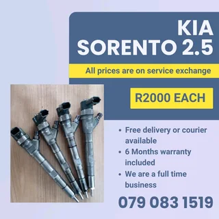 Kia Sorento 2.5 Injectors For Sale With Warranty