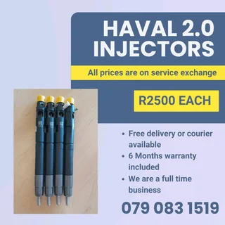 Haval 2.0 Injectors For Sale With Warranty Included
