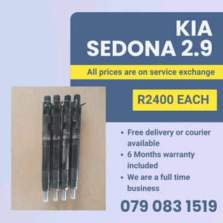 Kia Sedona 2.9 Injectors For Sale With Warranty
