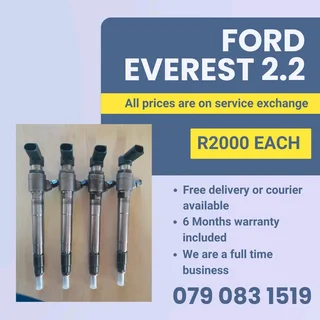 Ford Everest 2.2 Injectors For Sale With Warranty Included