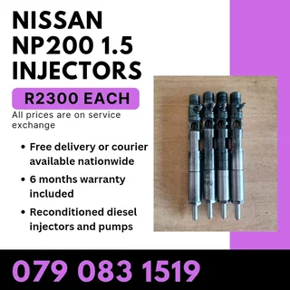 Nissan Np200 1.5 Injectors For Sale With Warranty