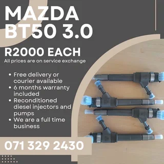 Mazda Bt50 3.0 Injectors For Sale With Warranty