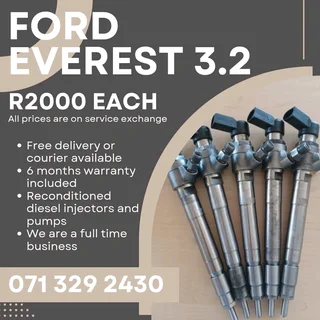 Ford Everest 3.2 Injectors For Sale With Warranty Included
