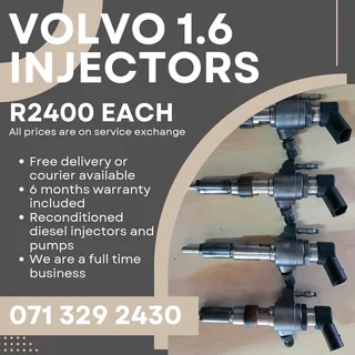 Volvo 1.6 Injectors For Sale With Warranty Included