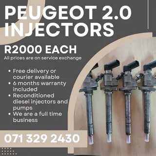 Peugeot 2.0 Injectors For Sale With Warranty Included
