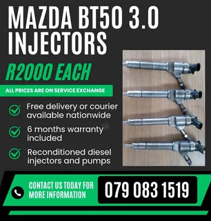 Mazda Bt50 3.0 Injectors For Sale With Warranty