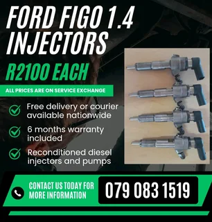 Ford Figo 1.4 Injectors For Sale With Warranty