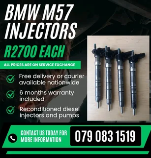 Bmw M57 Injectors For Sale With Warranty Included