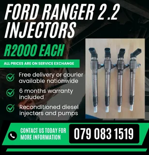 Ford Ranger 2.2 Injectors For Sale With Warranty Included